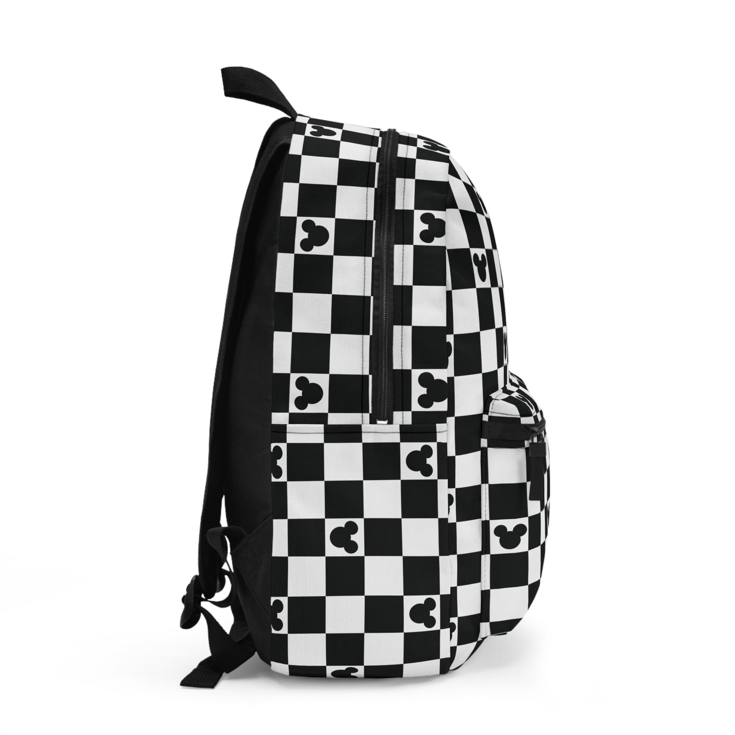 Black Checkered Mickey Backpack