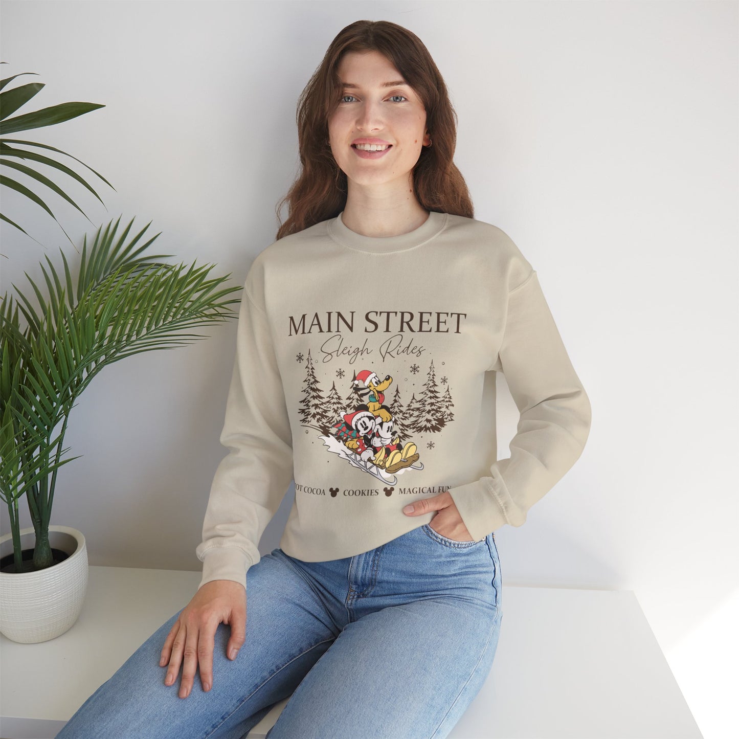 Holiday Sleigh Rides Sweatshirt Crewneck