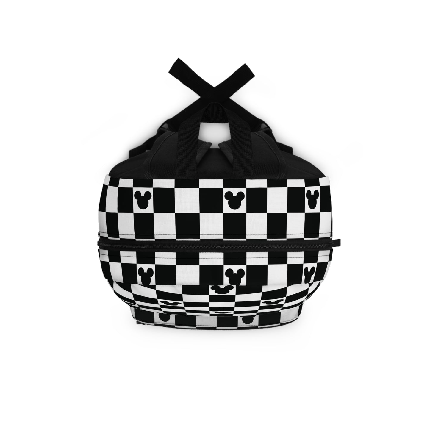 Black Checkered Mickey Backpack
